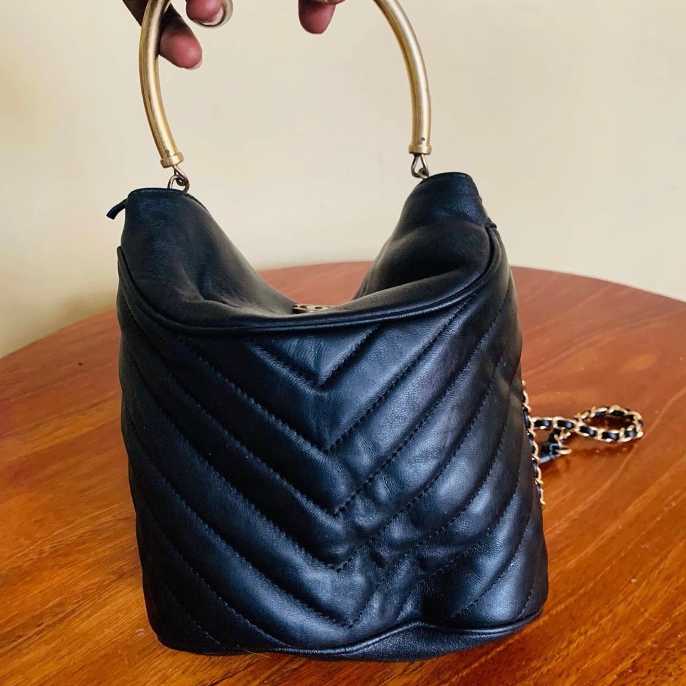 Chanel Zucca Baguette shoulder vintage bag in good condition.